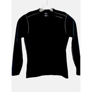 Hot Chillys Sz Small Black Pullover Long Sleeve Baselayer Shirt‎ (F4) EUC